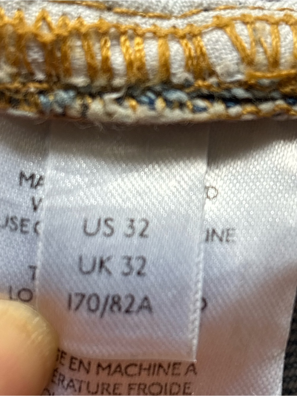 We The Free Free People Maggie Super Shredded Destroyed Light Blue Jeans Sz 32 - Picture 7 of 12